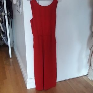 Zara Red Jumpsuit